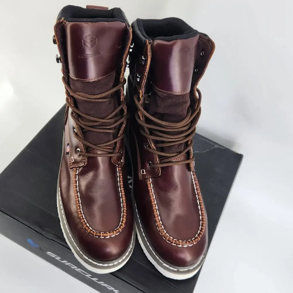 NIB Sureway 819WP Men's Size 13 Work Boot Full Grain Leather Waterproof‎